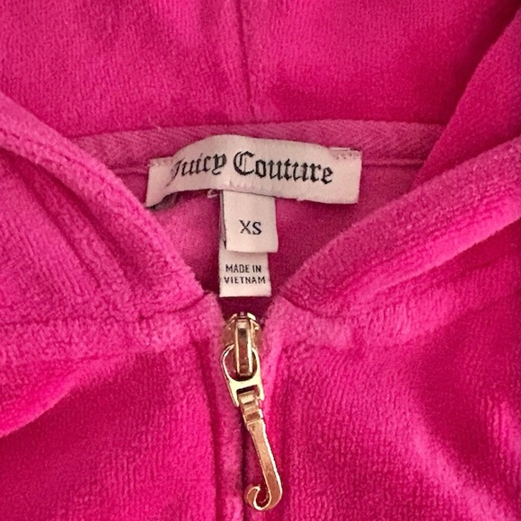 Vintage Y2K Juicy Couture Rare Women XS Pink Jacket Pants💕🎀 - Picture 3 of 5